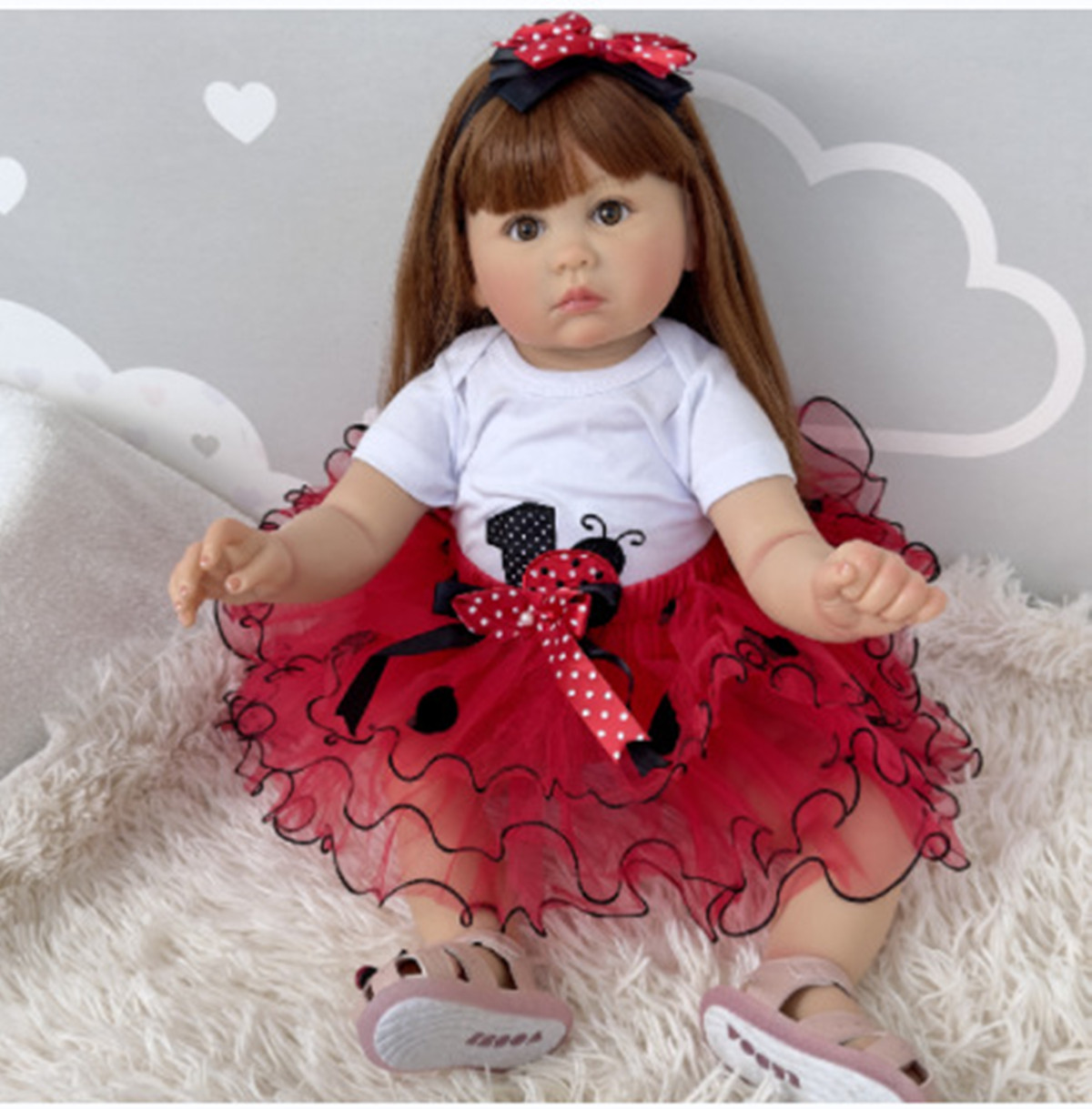 Kids Ethnic Fashion - Lalki Reborn Silikonowe 70 cm Realistyczna