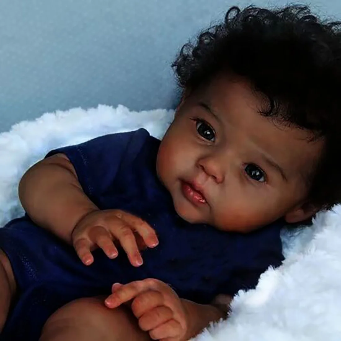 Kids Ethnic Fashion - 48CM Gotowa lalka Reborn Baby Doll