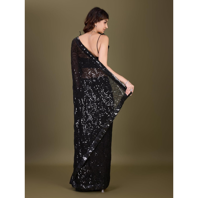 Damska szałowa sukienka z żorż – Saree Georgette Women recenzja i cena