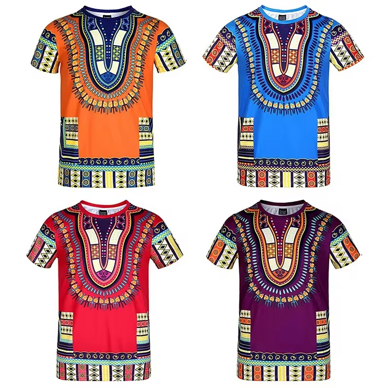 Summer Harajuku 3D Print Afric – Kids Ethnic Fashion recenzja i cena