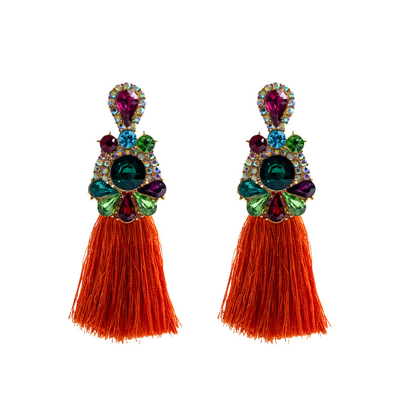 Kolorowe kolczyki z diamentami – Ethnic Fashion Brand recenzja i cena
