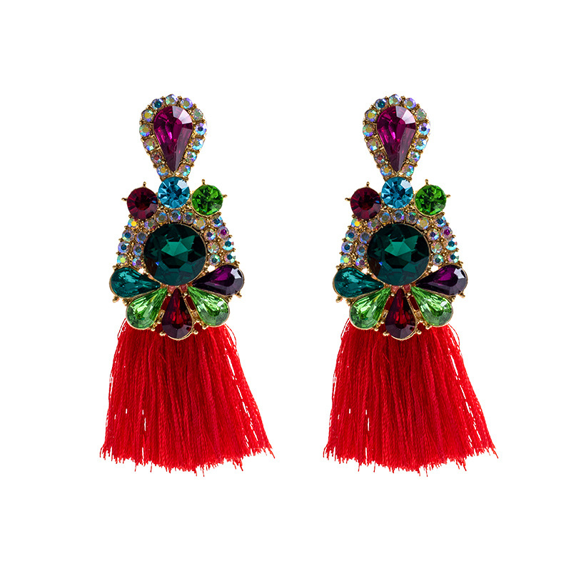 Kolorowe kolczyki z diamentami – Ethnic Fashion Brand recenzja i cena