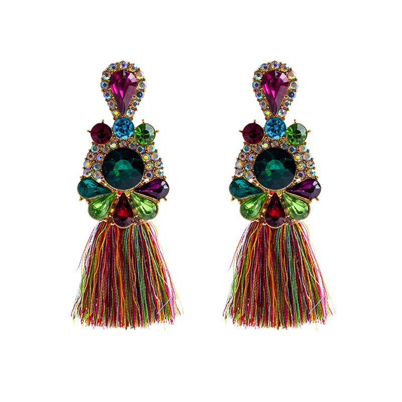 Kolorowe kolczyki z diamentami – Ethnic Fashion Brand recenzja i cena